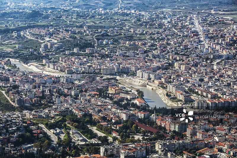 现代城市安塔基亚的城市景观图片素材