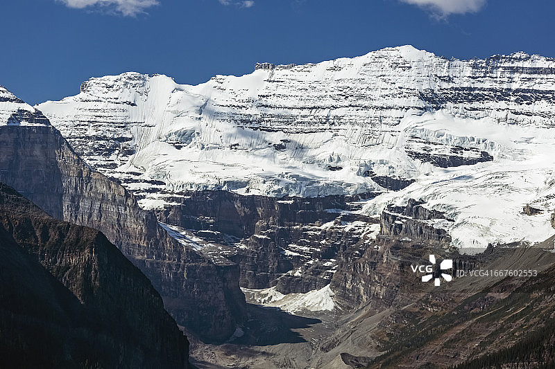 班夫国家公园维多利亚山图片素材