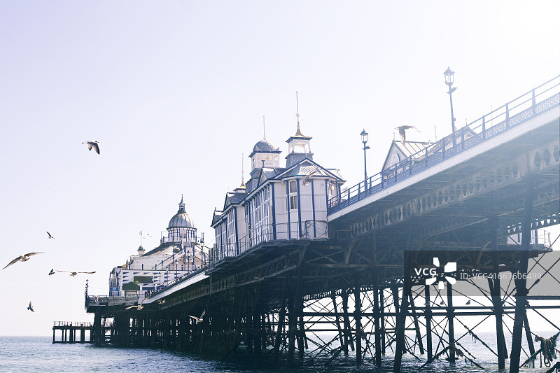 英国苏塞克斯伊斯特本码头图片素材