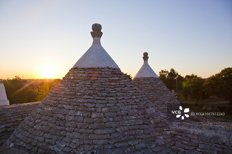 意大利普利亚的特鲁利建筑图片素材