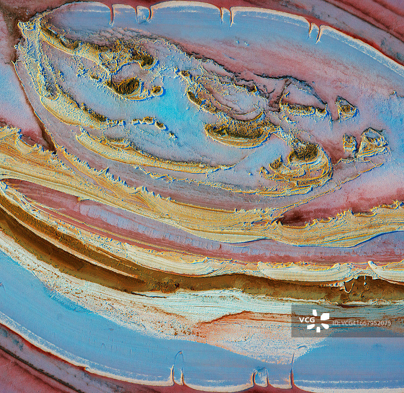 艾尔湖航拍图像图片素材