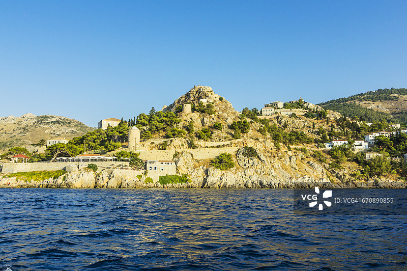希腊伊兹拉岛风光图片素材