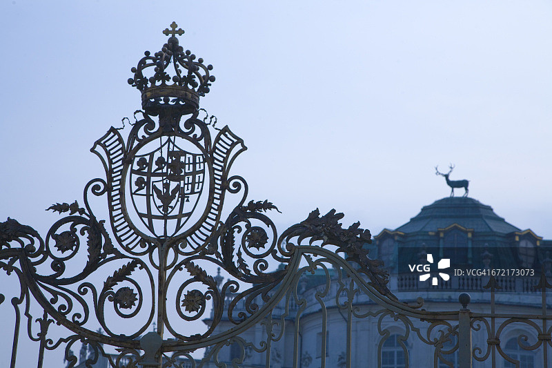 斯图皮尼吉狩猎行宫，皮埃蒙特，都灵，意大利图片素材