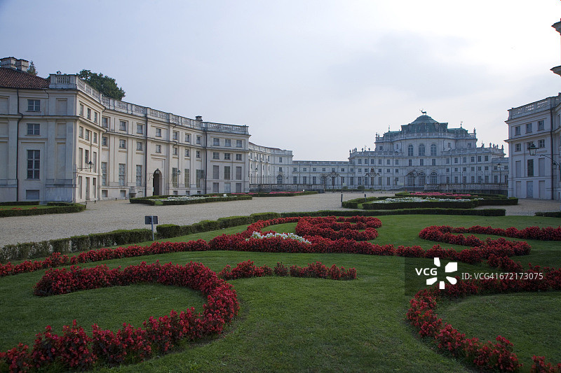 斯图皮尼吉狩猎行宫，皮埃蒙特，都灵，意大利图片素材