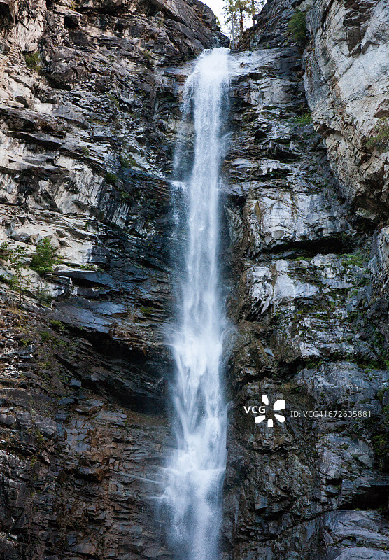彩虹瀑布图片素材
