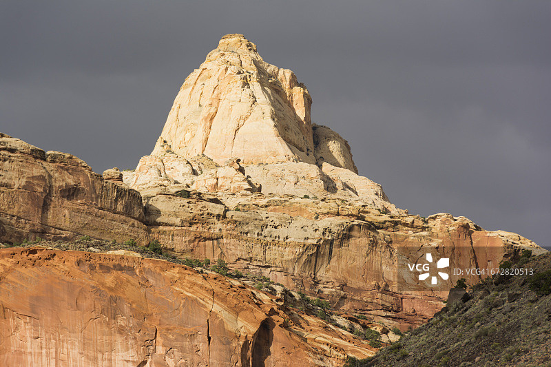 国会礁国家公园弗里蒙特河峡谷风光图片素材