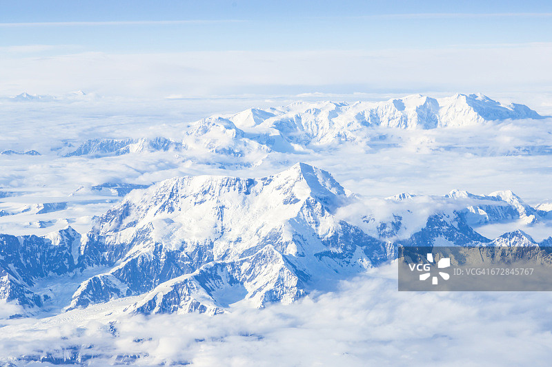 圣埃利亚斯山和洛根山图片素材