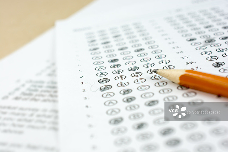 多项选择考试图片素材