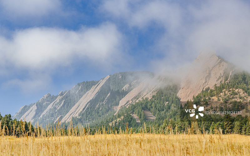 肖托夸公园的熨斗石图片素材