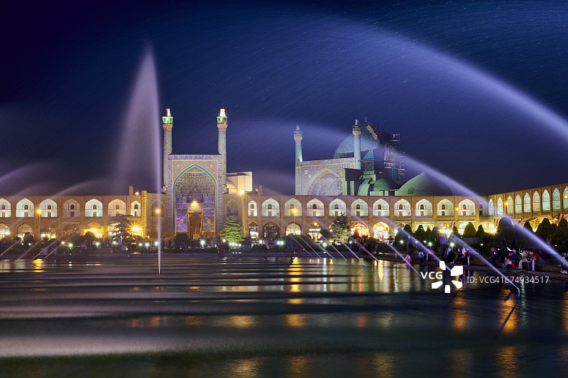 伊朗伊斯法罕伊玛目广场图片素材