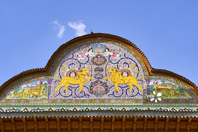 伊朗设拉子：埃拉姆花园图片素材