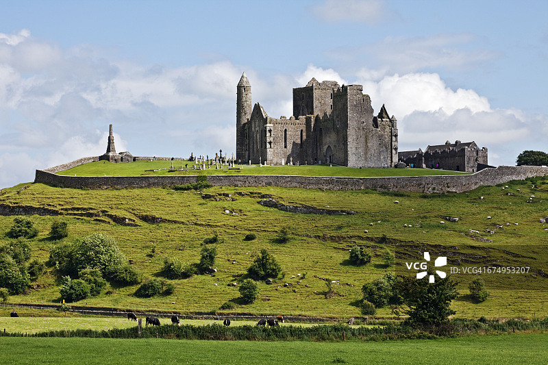 卡舍尔岩，蒂珀雷里郡卡舍尔图片素材