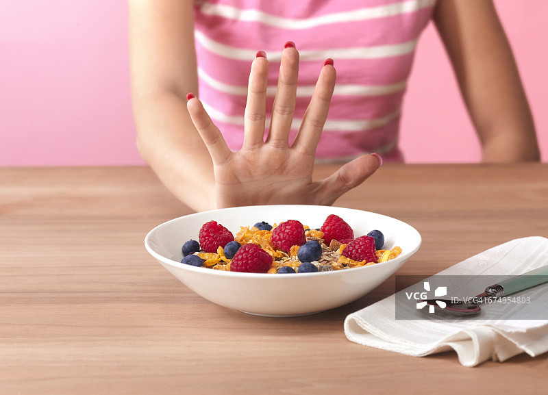 患有厌食症的青少年图片素材