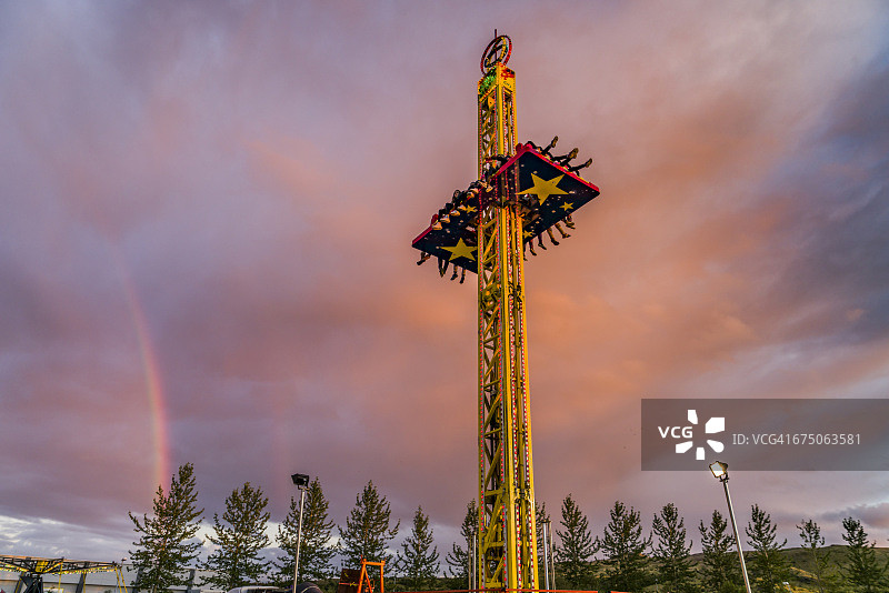 狂欢节游乐设施图片素材