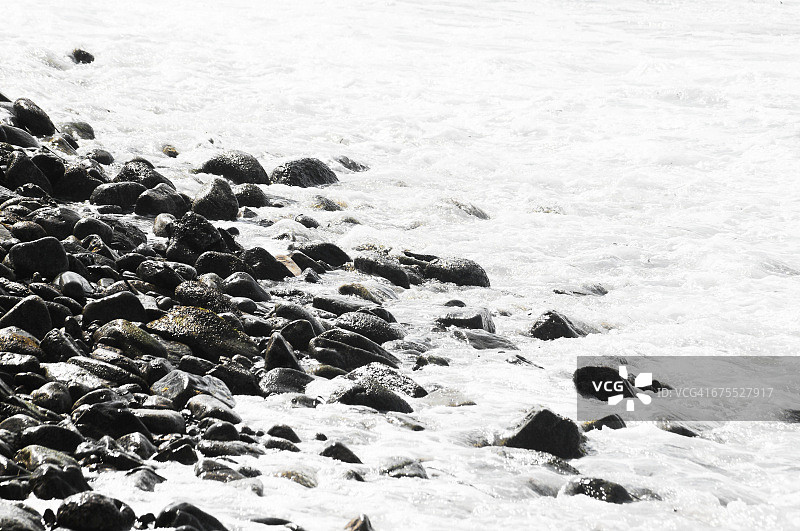 米科诺斯岛的岩石图片素材