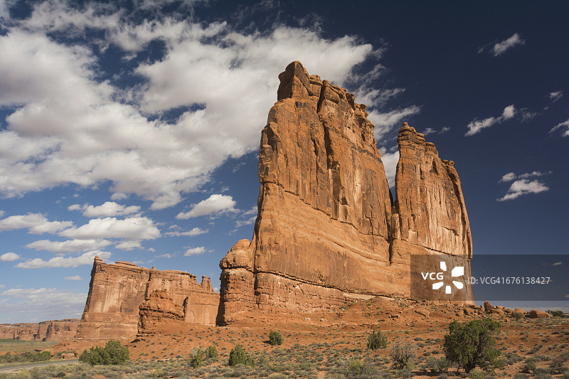 拱门国家公园法院大厦图片素材