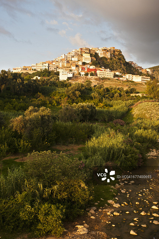 摩洛哥穆莱伊德里斯小镇图片素材