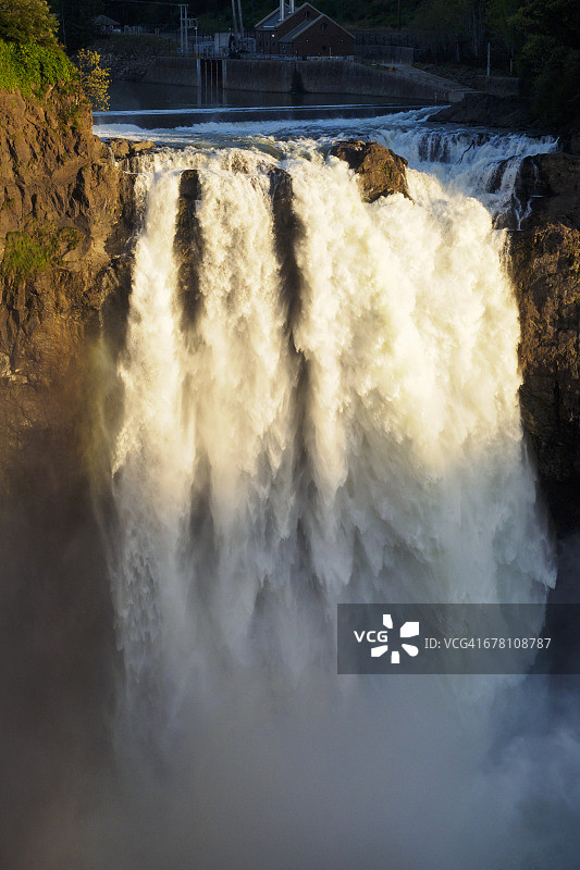 斯诺夸尔米瀑布图片素材