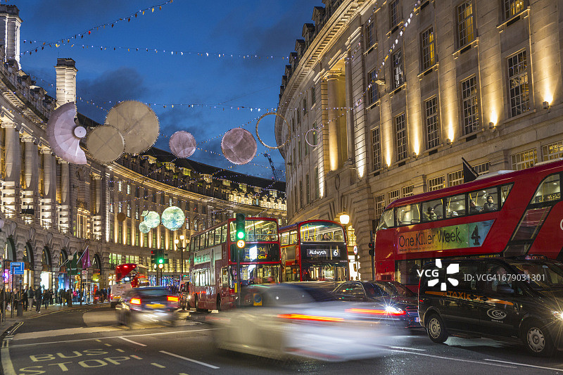 伦敦摄政街图片素材