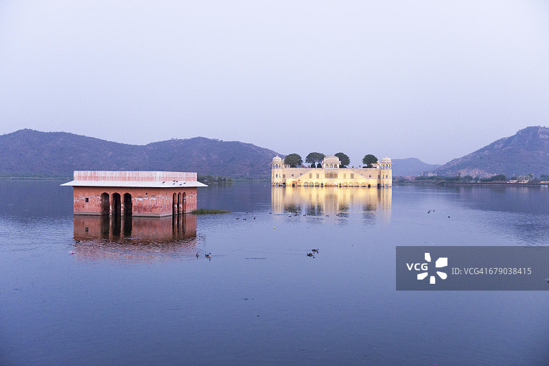 印度斋浦尔湖宫图片素材