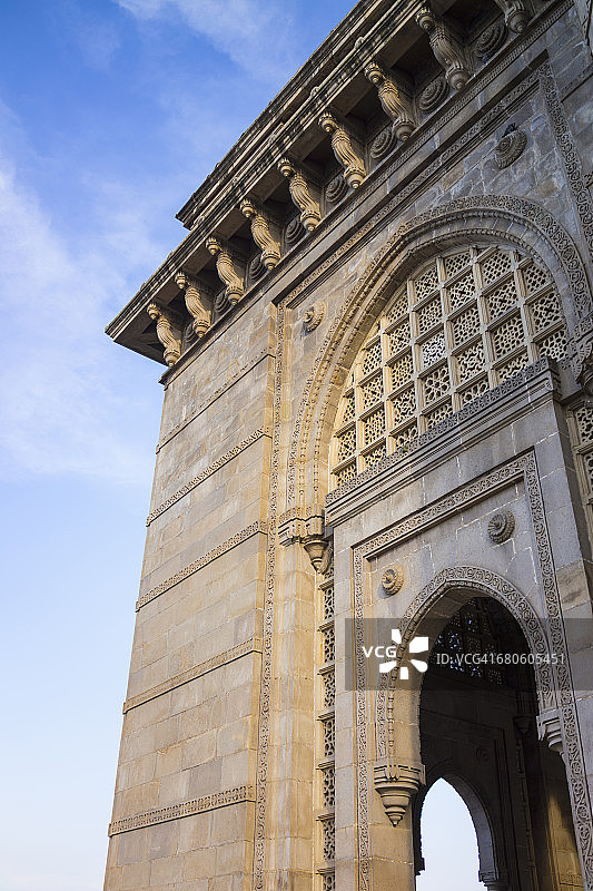 印度孟买的印度门纪念碑图片素材