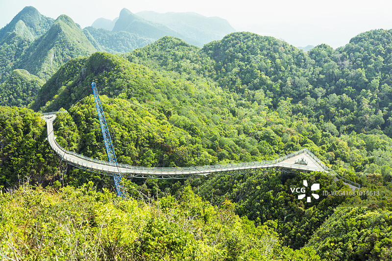 马来西亚兰卡威天空之桥图片素材