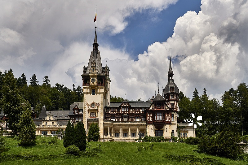 罗马尼亚锡纳亚城堡图片素材