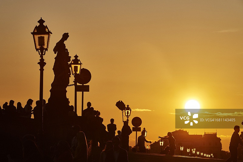 意大利佛罗伦萨的隆加诺街图片素材