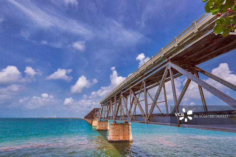 本田老巴伊亚大桥，基韦斯特，佛罗里达图片素材