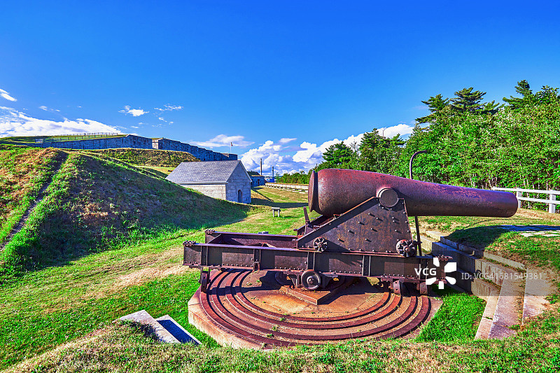 诺克斯堡州立历史遗址，缅因州图片素材