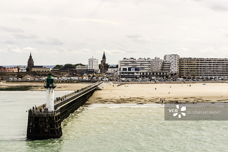 法国加莱港口城市图片素材