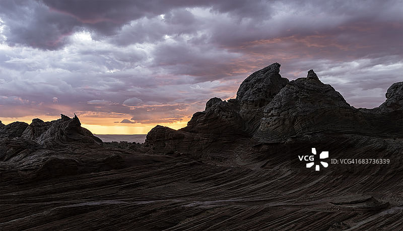白色口袋，帕里亚高原，亚利桑那州，美国图片素材