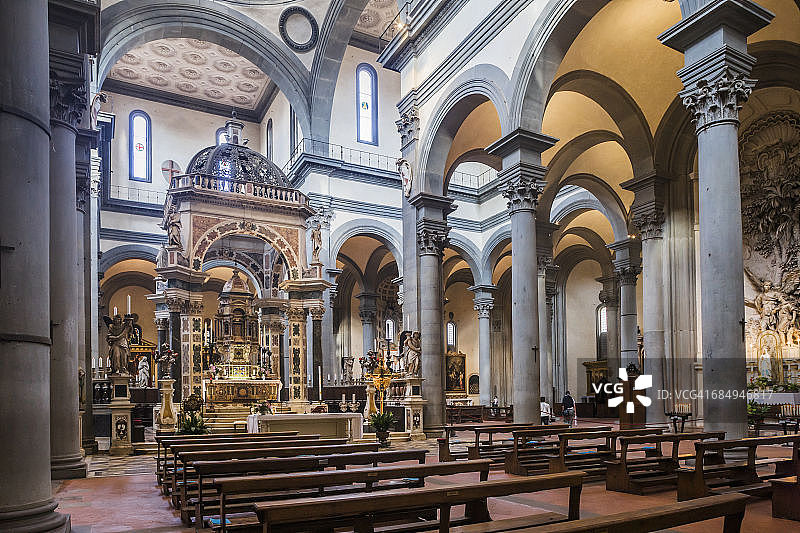 圣灵教堂内部图片素材