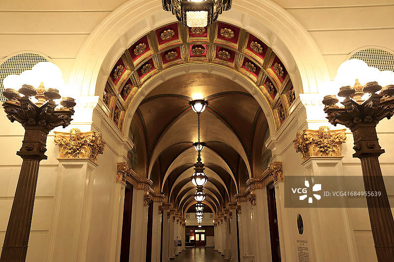 宾夕法尼亚州议会大厦内部景观图片素材