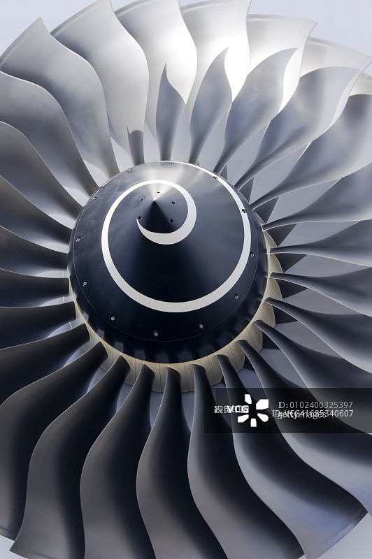 飞机发动机风扇图片素材