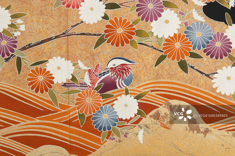 日式和服特写图片素材