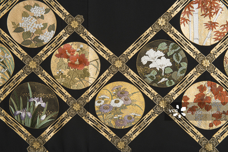 日式和服特写图片素材