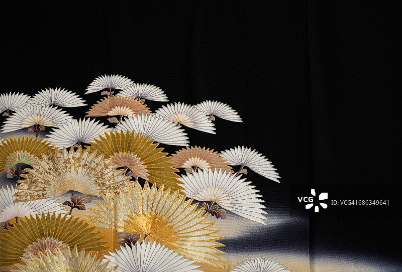 日式和服特写图片素材