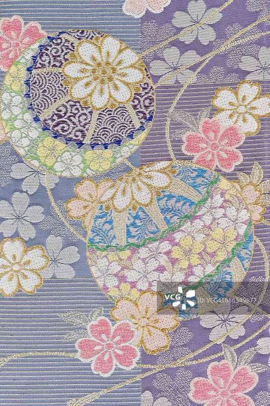 日式和服特写图片素材