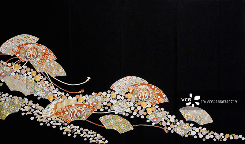 日式和服特写图片素材