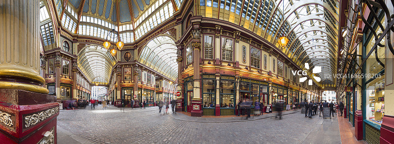 伦敦利德贺市场图片素材