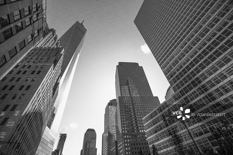 美国纽约市曼哈顿中城美国银行大厦图片素材