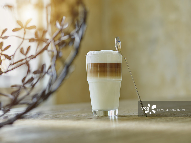 拿铁玛奇朵图片素材