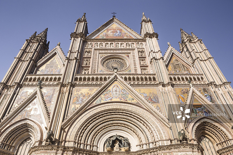 意大利翁布里亚奥尔维耶托大教堂图片素材