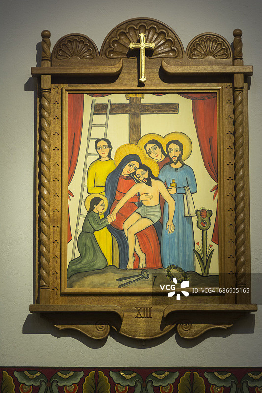 圣塔菲圣方济各主教座堂绘画图片素材