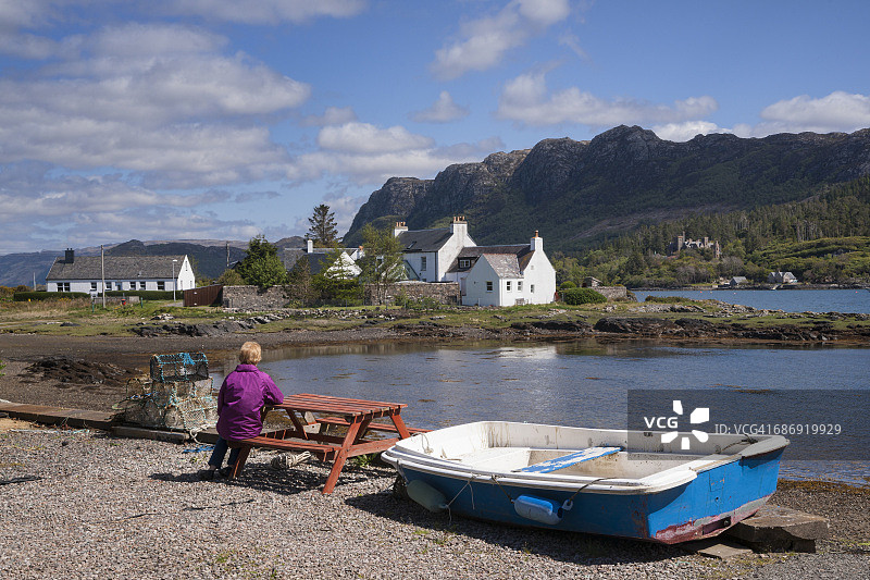 从普洛克顿眺望卡伦湖图片素材