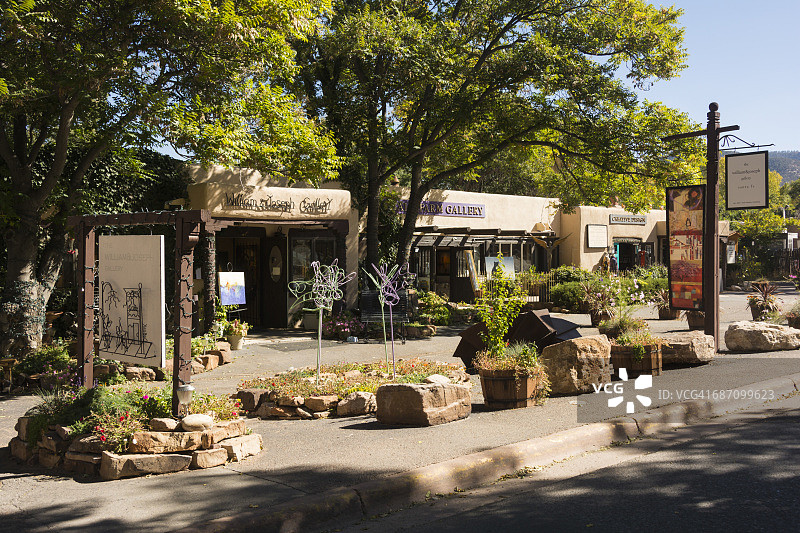 圣塔菲峡谷路艺术区图片素材