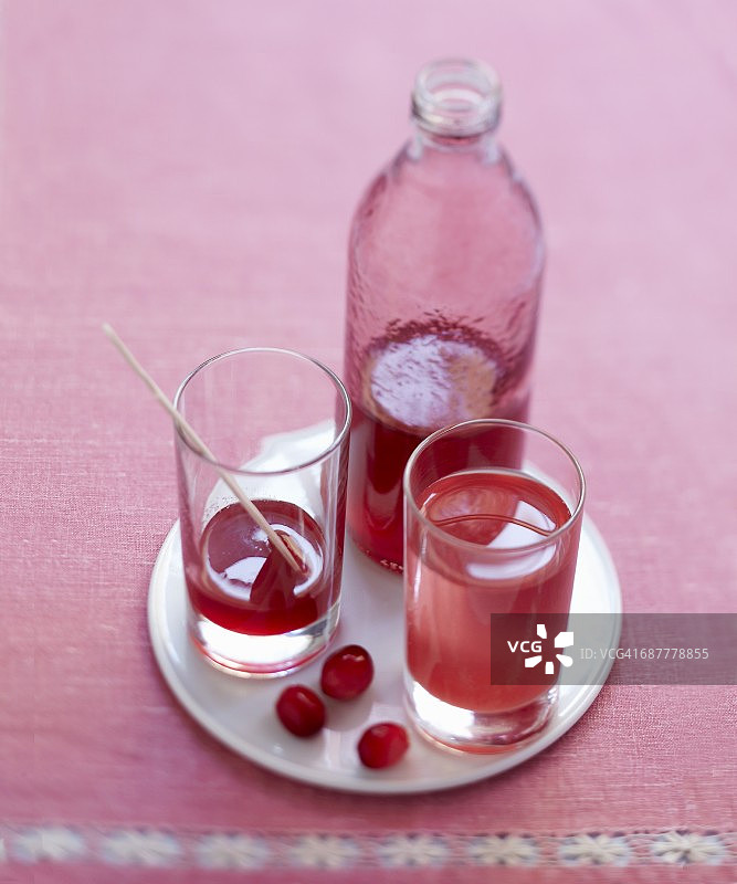 蔓越莓甜酒图片素材