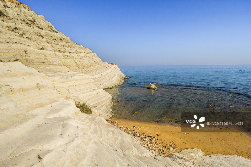 土耳其阶梯附近的海岸图片素材