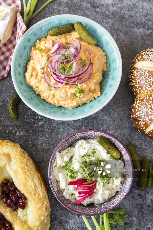 巴伐利亚素食自助餐图片素材
